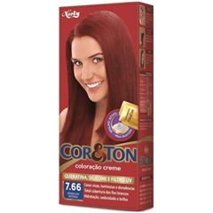 TINTURA COR E TON VERMELHOS 7.66 VERMELHO INTENSO