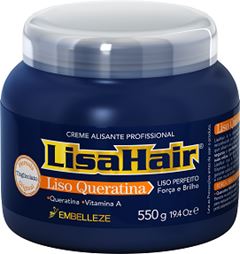 CREME DE ALISAMENTO LISAHAIR LISO QUERAT 550G