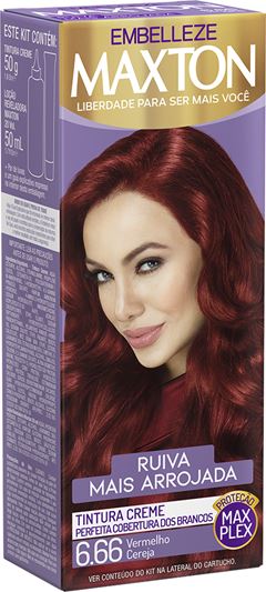 TINTA MAXTON 6.66 VERMELHO CEREJA