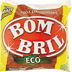 LÃ DE AÇO BOMBRIL COM 8 UNIDADES