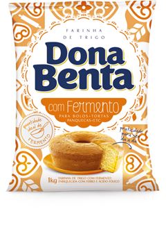 Farinha De Trigo Dona Benta Com Fermento 1Kg