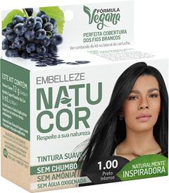 Tintura Natucor 1.00 Uva Preto Preto Intenso