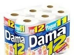 Papel Higiênico Folha Dupla Dama L12P11 30M Neutro