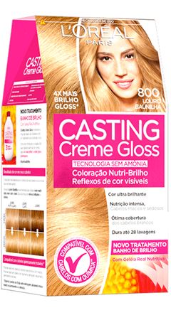 Tintura Casting Creme Gloss Louro Claro 800 Un