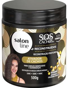 Creme Ativador Cachos Salon Line Reconstrução 500Gr
