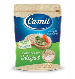 MINI BISCOITOS DE ARROZ CAMIL INTEGRAL 150G