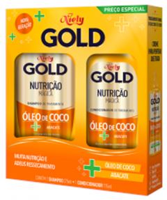 KIT NIELY GOLD NUTRIÇÃO PODEROSA SHAMPOO+CONDICIONADOR