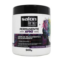Salon Line Permanente Afro Creme De Relaxamento E Encacheamento 500G