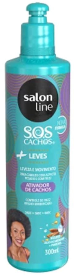 Ativador De Cachos Salon Line Sos Leve 300Ml