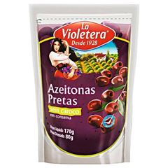 Azeitonas Pretas Em Conserva La Violetera Sem Caroco 80G