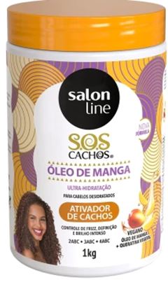 ATIVADOR DE CACHOS SALON LINE OLEO DE MANGA 1KG