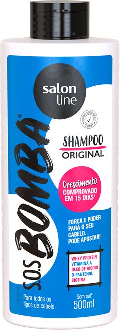 Shampoo Salon Line Sos Bomba Crescimento 500Ml