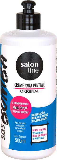 Creme Pentear Salon Line Sos Bomba Rescimento 500Ml