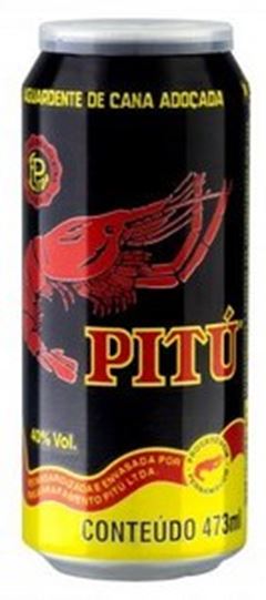 Aguardente Adoçada Pitú 473Ml