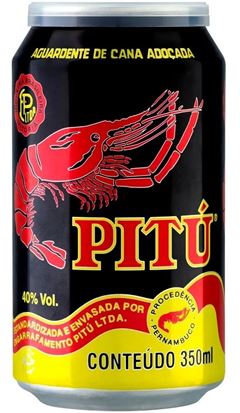 Aguardente Cana Pitú 350Ml