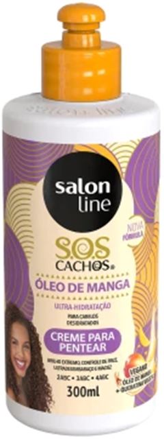 Creme Para Pentear Salon Line S.O.S Óleo De Manga 300Ml