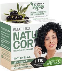 TINTURA NATUCOR 1.110 AZ OLIVA NEGR PRT INT