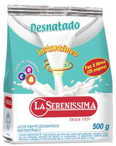 LEITE PO LA SERENIS DESN INST SACHE 500G