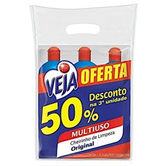 LIMPADOR VEJA MULTI USO ORIGINAL 50% DESCONTO NA 3º UNIDADE COM 3 DE 500ML