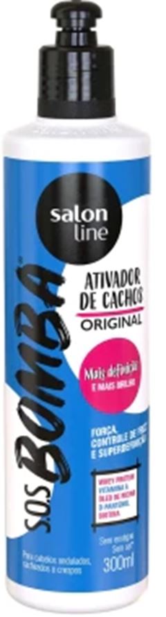 Ativador cachos Salon Line Sos Bomba Crescimento 300Ml
