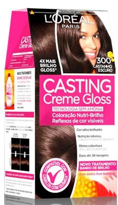 Tintura Casting Creme Gloss Loreal N 300 Castanho Escuro