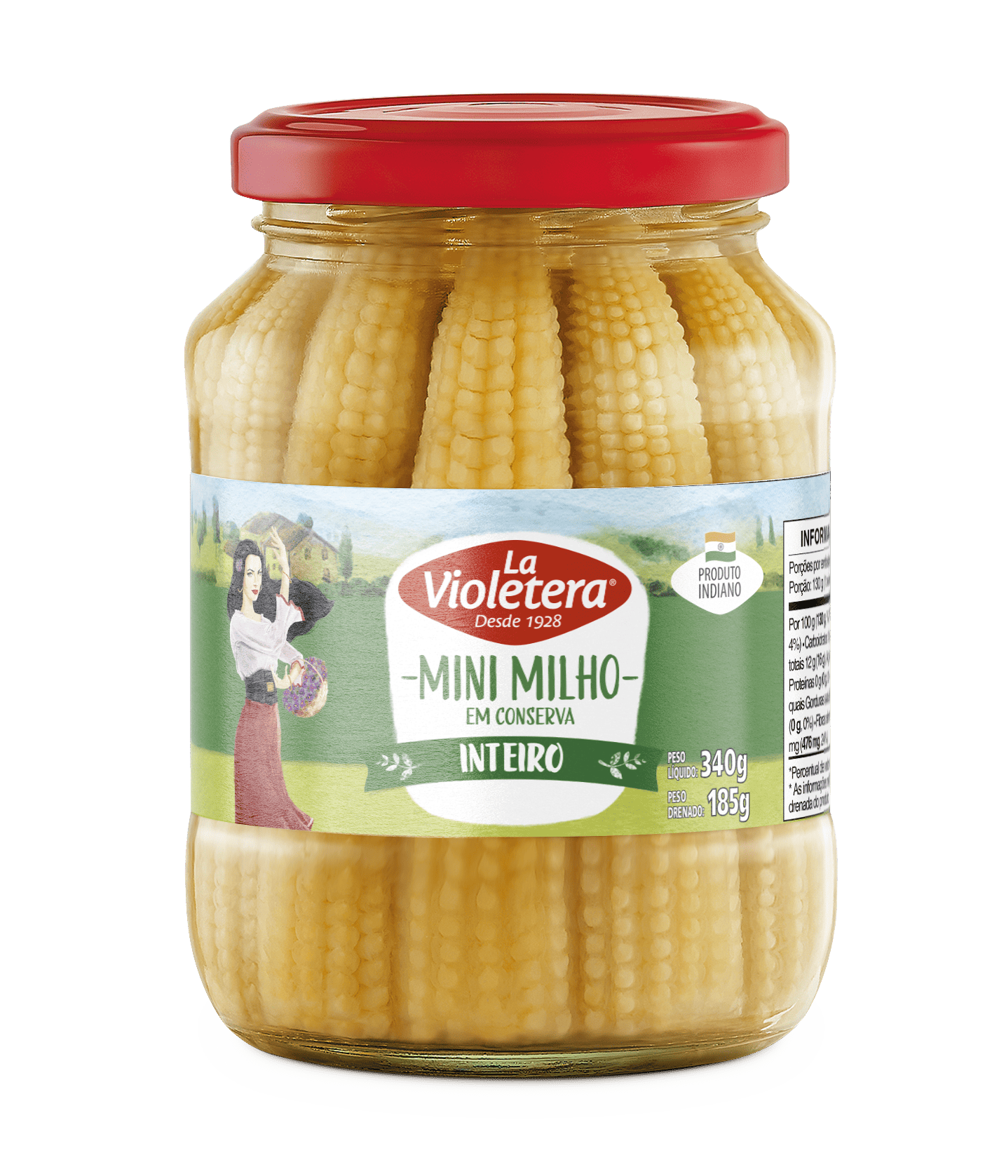 Mini Milho La Violetera 185Gr