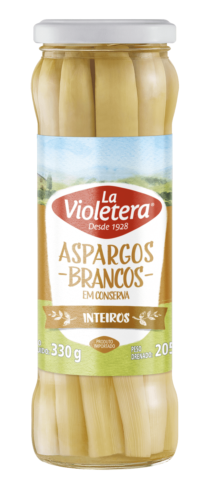 Aspargos Brancos La Violetera Inteiros 205G