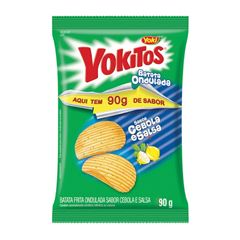 Salgadinho Yokitos Batata Ondulada Sabor Cebola e Salsa 90G