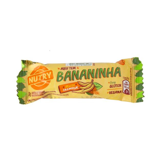 BANANINHA NUTRY BARRA COM ACUCAR 30G