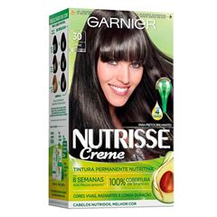 Tintura Nutrisse Garnier 30 Grafite (Cast. Escuro) 67,5Ml/45G/4,5Ml/20Ml