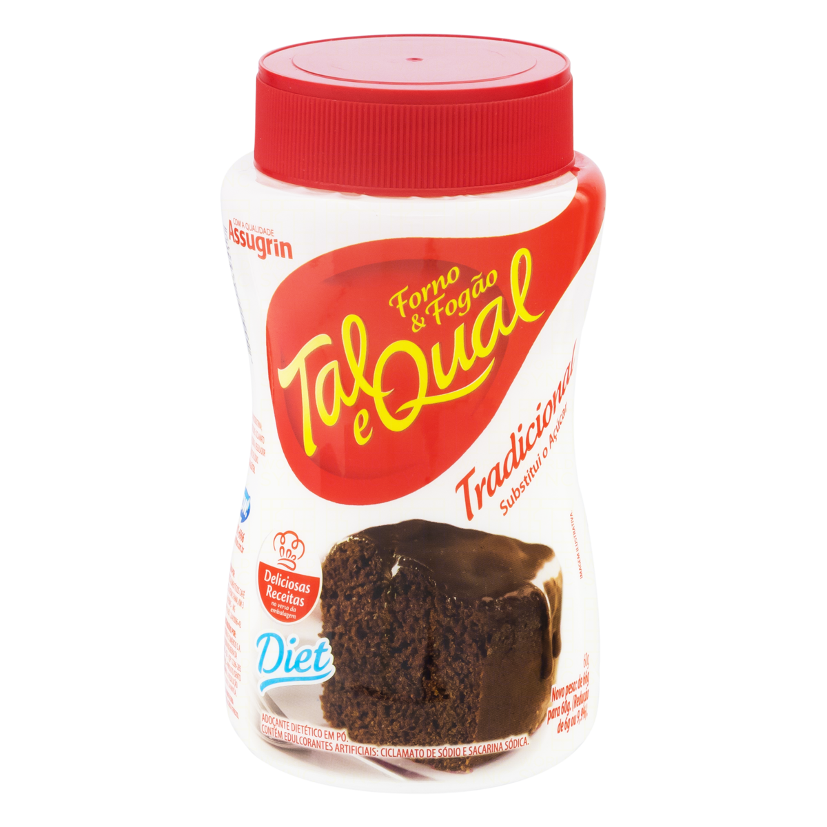 ADOCANTE TAL E QUAL FORNO E FOGAO DIET TRADICIONAL 60G