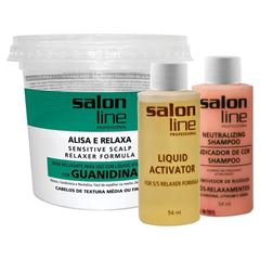 Creme Para Relaxanto Salon Line Alisa E Relaxa 218G/54Ml