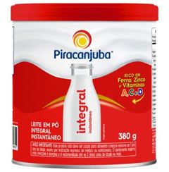 LEITE PO PIRACANJUBA INSTATANEO INTEGRAL  380G