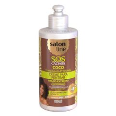Creme Para Pentear Salon Line Sos Cachos Coco 300Ml