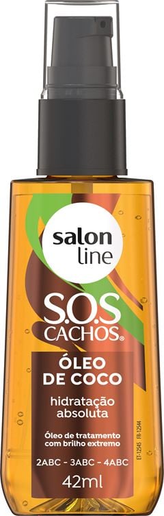 OLEO CAPILAR SALON LINE SOS CACHOC COCO 42ML 